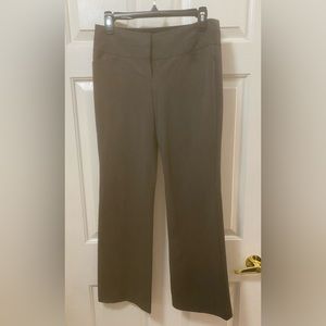 Dark Gray Flare Slacks - Express